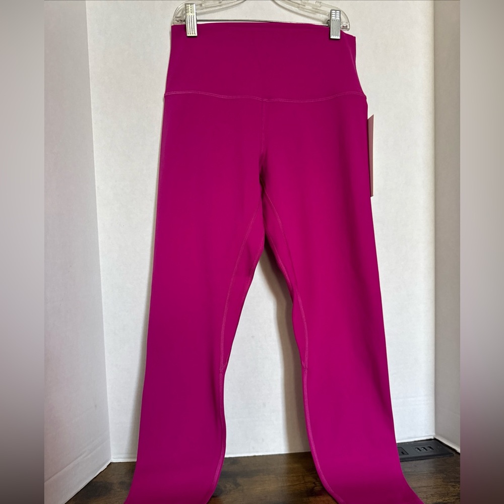 Lululemon Leggings Align High Rise Pant 25” Raspberry Pink Fuchsia NEW Size 8